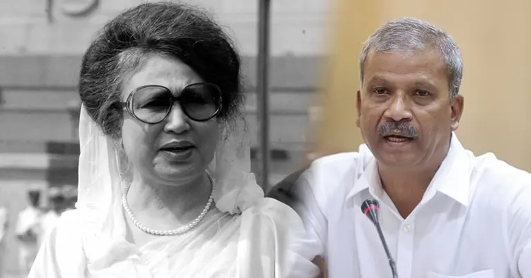 খালেদা জিয়া ও আসিফ নজরুল